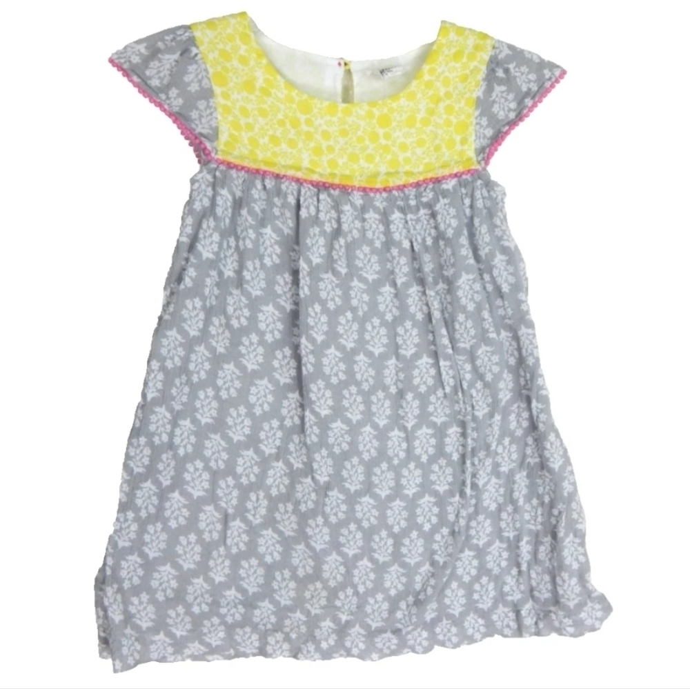 Mini Boden Crinkle Gauze Floral Dress